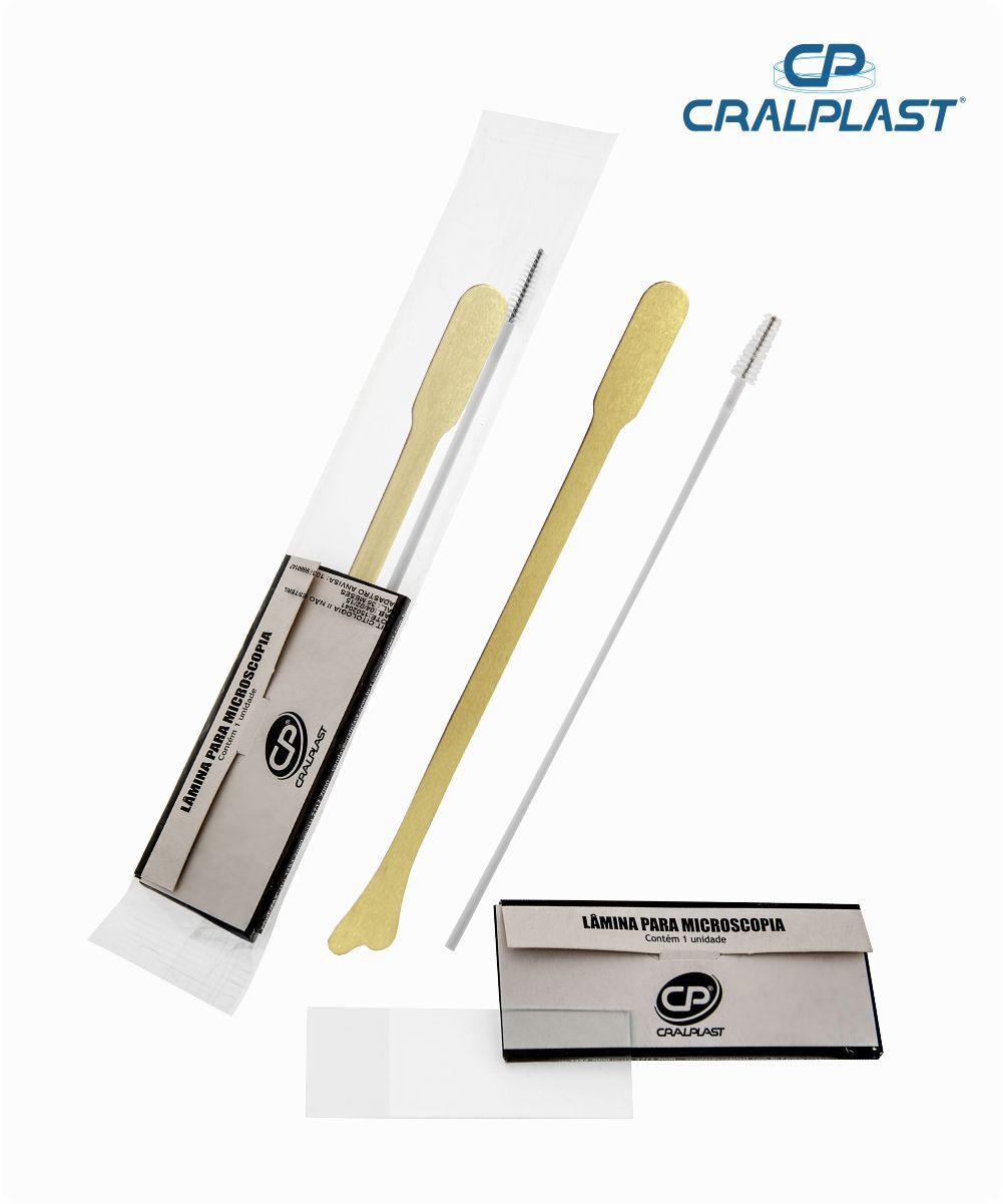 Kit citologia II não estéril madeira